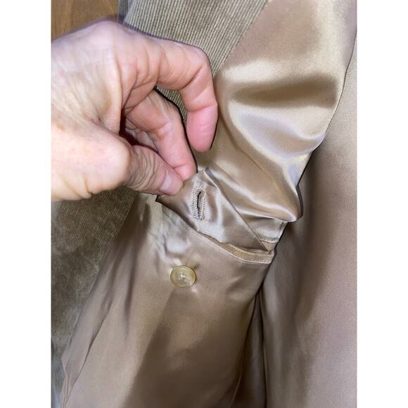 Polo Ralph Lauren Beige Blazer Sport Coat Corduroy Jacket Men's Size 40 L - Picture 7 of 10